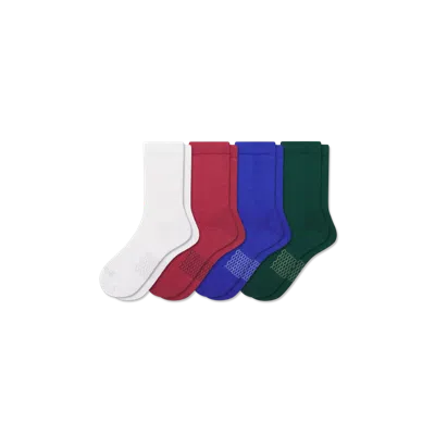 Bombas Modern Rib Half Calf Sock 4-pack In Everglade Mix