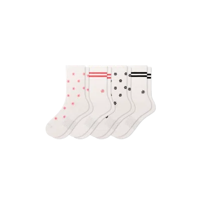Bombas Modern Rib Half Calf Sock 4-pack