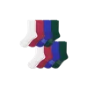 Bombas Modern Rib Half Calf Sock 8-pack In Everglade Mix
