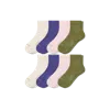 Bombas Modern Rib Quarter Sock 8-pack