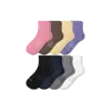 Bombas Modern Rib Quarter Sock 8-pack In Multi