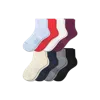 Bombas Modern Rib Quarter Sock 8-pack In Halo Blue Mix