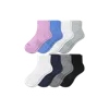 Bombas Modern Rib Quarter Sock 8-pack In Wild Sky Multi Mix