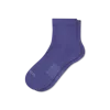 Bombas Modern Rib Quarter Socks In Purple