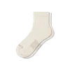 Bombas Modern Rib Quarter Socks In Sand