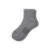 Bombas Modern Rib Quarter Socks In Black