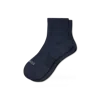 Bombas Modern Rib Quarter Socks In Blue