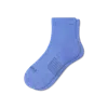 Bombas Modern Rib Quarter Socks In Peri Sky