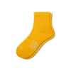 Bombas Modern Rib Quarter Socks In Tangerine
