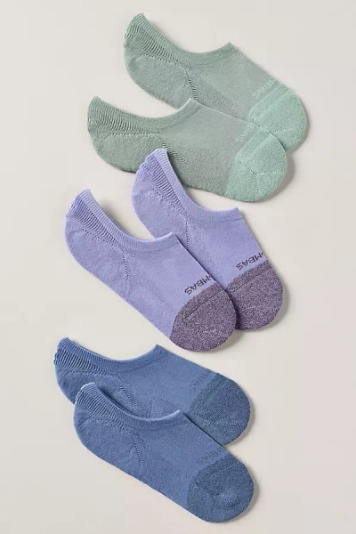 Bombas No-show Socks, Set Of 3 In Purple