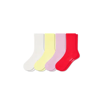 Bombas Open Knit Half Calf Sock 4-pack