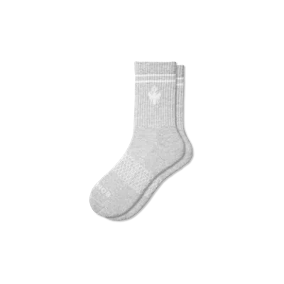 Bombas Original Half Calf Socks In Light Grey