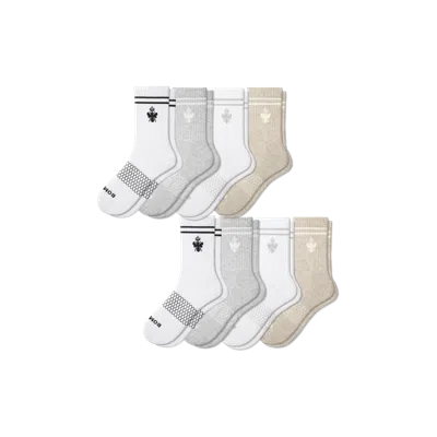 Bombas Originals Half Calf Sock 8-pack In Neutrals Mix