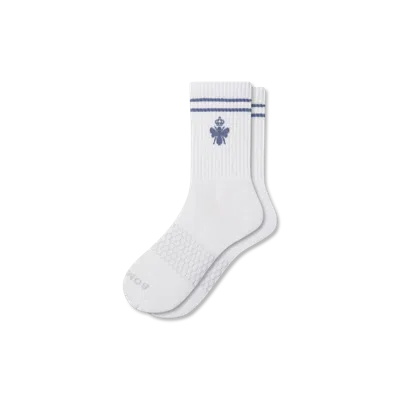 Bombas Originals Half Calf Sock In White