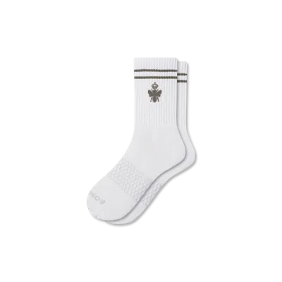 Bombas Originals Half Calf Sock In White