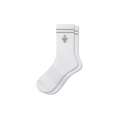 Bombas Originals Half Calf Sock In White