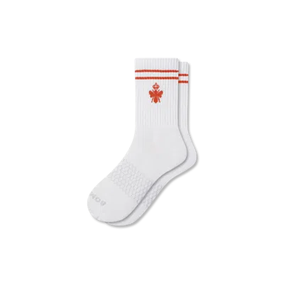 Bombas Originals Half Calf Sock In White