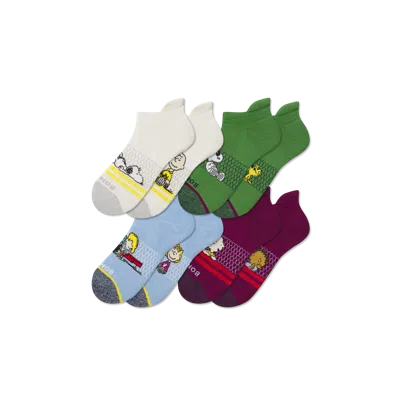 Bombas Peanuts X : Adult Ankle Sock 4-pack In Multi