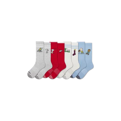 Bombas Peanuts X : Adult Calf Sock 4-pack In Multi