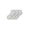 Bombas Performance Compression Ankle Socks 3-pack In Grey