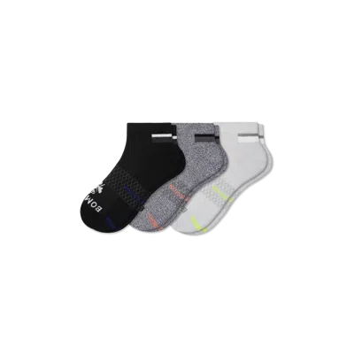 Bombas Performance Compression Ankle Sock 3-pack In Multi