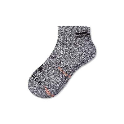 Bombas Performance Compression Ankle Socks In Charcoal