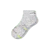 Bombas Performance Compression Ankle Socks In Light Grey