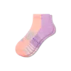 Bombas Performance Compression Ankle Socks In Neon Peach