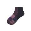 Bombas Performance Compression Ankle Socks In Purple Plum