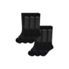 Bombas Performance Compression Knee High Sock 6-pack (20-30mmhg) In Black