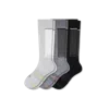 Bombas Performance Compression Sock 3-pack (20-30mmhg) In Black Charcoal Grey