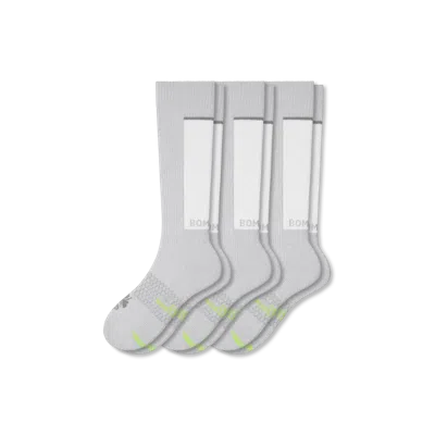 Bombas Performance Compression Sock 3-pack (20-30mmhg) In Grey