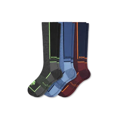 Bombas Performance Compression Sock 3-pack (20-30mmhg) In Midnight Black Mix