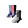 Bombas Performance Compression Sock 6-pack (20-30mmhg) In Peach Blue Mix