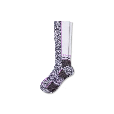 Bombas Performance Compression Socks (20-30mmhg) In White Orchid