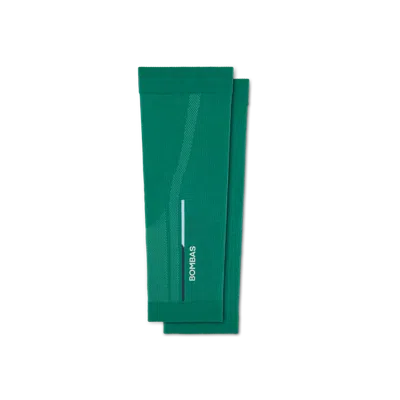 Bombas Performance Compression Socks Calf Sleeve (20-30mmhg) In Green