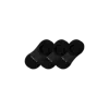 Bombas Performance Cushioned No Show Sock 3-pack In Dark Black