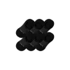 Bombas Performance Cushioned No Show Sock 6-pack In Dark Black