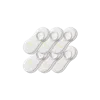 Bombas Performance Cushioned No Show Sock 6-pack In True White