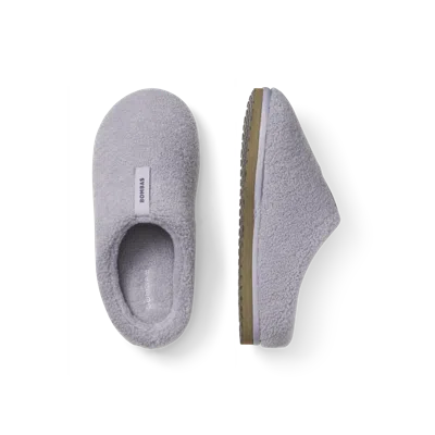 Bombas Plush Sunday Slipper In Lavender Grey