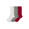 Bombas Pointelle Calf Sock 3-pack In Multi