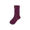 Bombas Pointelle Calf Socks In Plum Night