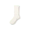 Bombas Pointelle Calf Socks In Soft White