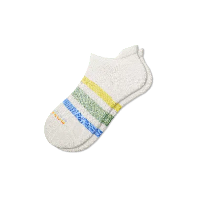 Bombas Pride Ankle Socks In White