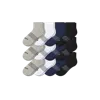 Bombas Quarter Sock 12-pack In Solid Mix