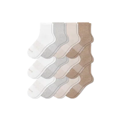 Bombas Quarter Sock 12-pack In Multi