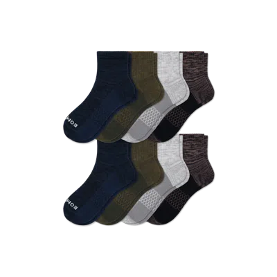 Bombas Quarter Sock 8-pack In Meteor Mix