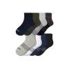 Bombas Quarter Sock 8-pack In Meteor Solids Mix