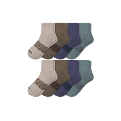Bombas Quarter Sock 8-pack In Oak Navy Mix