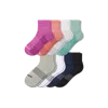 Bombas Quarter Sock 8-pack In Putty Solids Mix